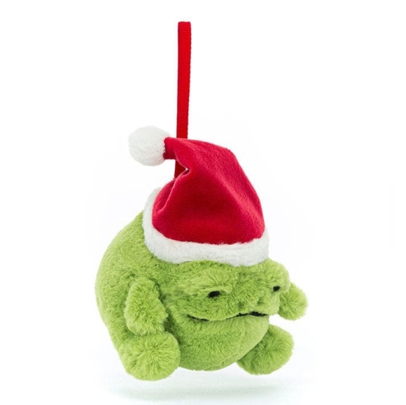Jellycat Ricky Rain Frog Decoration Ornament Soft and Plush NWT - Picture 5 of 5